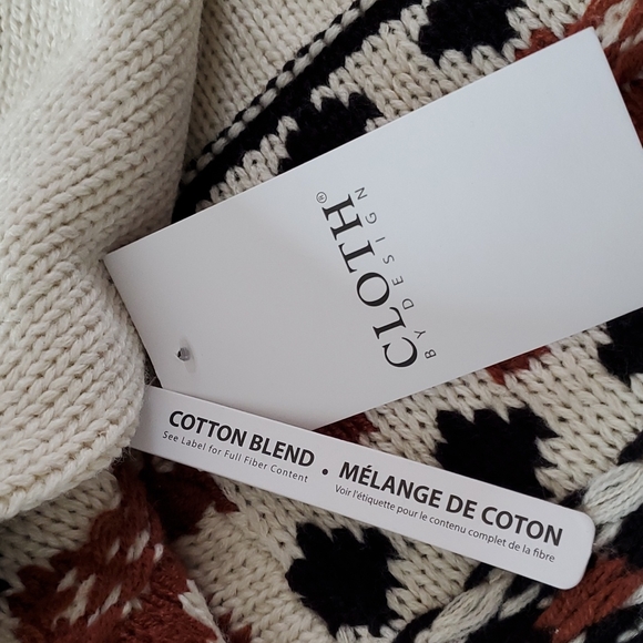 Anthropoloie Guest Brand Cloth Nordic Knit Sweater - Picture 13 of 13